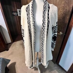 Charlotte Russe Cream and Black Cardigans